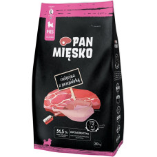 Pan Mięsko PAN MIĘSKO Veal with quail L puppy - dry dog food - 20kg