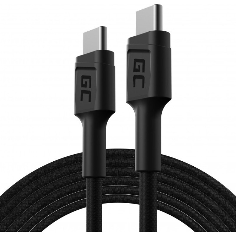 Green Cell KABGC29 USB cable USB 2.0 2 m USB C Black