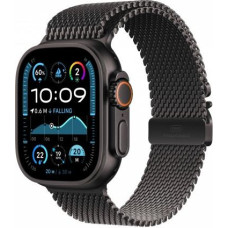 Apple Watch Ultra 2 GPS + Cellular 49 mm Black Titanium Case with Black Titanium Milanese Loop - S