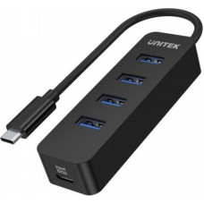Unitek HUB USB-C; x USB 3.1; Active; 10W; H1117B