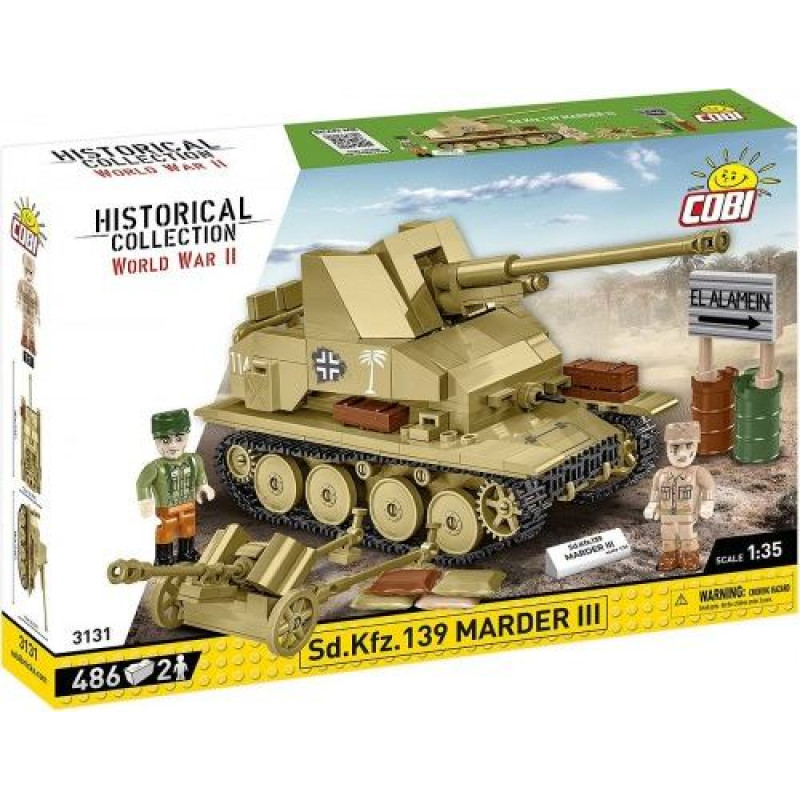 Cobi Klocki Blocks Sd.Kfz. Marder III 486 blocks