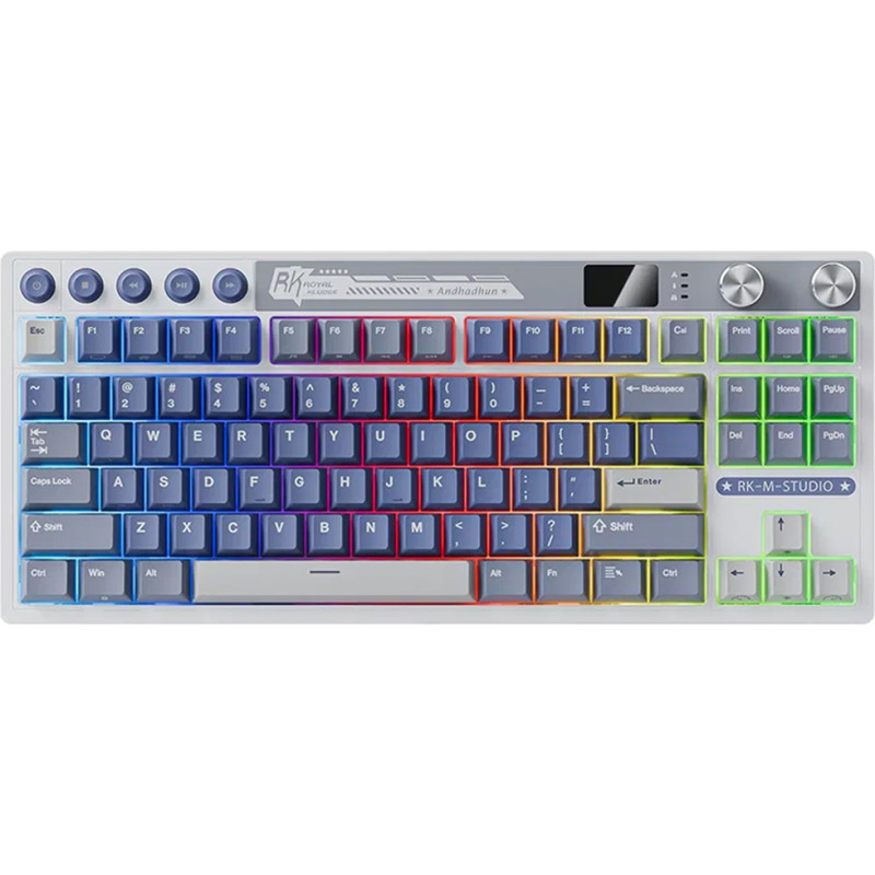 Royal Kludge M87 Ocean Blue, Creamy Switch, US