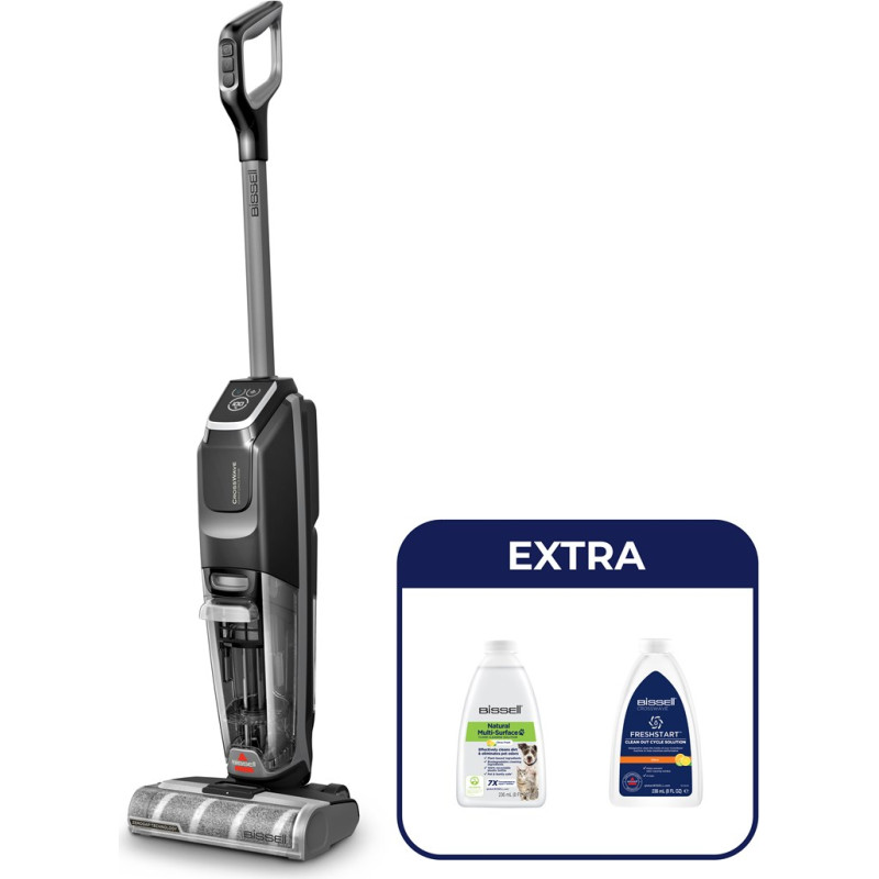 Bissell CrossWave OmniForce Edge Select Upright vacuum Battery Dry&wet Polytetrafluoroethylene (PTFE) Bagless 0 L 22 W Black, Grey