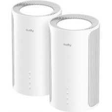 Cudy Router M11000 (2-pack) 2,5G Tri-Band Wi-Fi 7 Mesh Solution