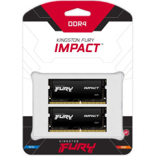 Kingston Technology FURY 64GB 3200MT/s DDR4 CL20 SODIMM (Kit of 2) Impact