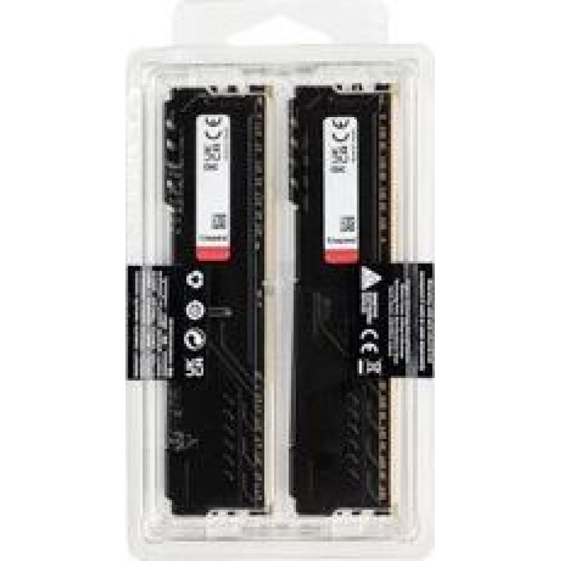 Kingston Technology FURY Beast 16GB 3200MT/s DDR4 CL16 DIMM (Kit of 2) Black