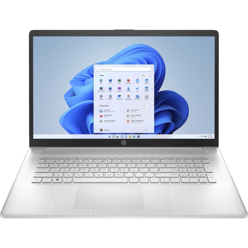 Hewlett-Packard HP 17-cp3114nw AMD Ryzen&trade; 7 7730U Laptop 43.9 cm (17.3") Full HD 16 GB DDR4-SDRAM 512 GB SSD Wi-Fi 6 (802.11ax) Windows 11 Home Silver