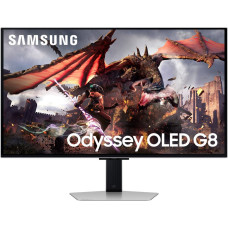 Samsung G80SD computer monitor 81.3 cm (32") 3840 x 2160 pixels 4K Ultra HD OLED Silver
