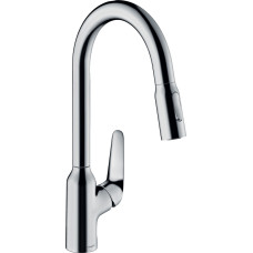 Hansgrohe K&ouml;&ouml;gisegisti v&auml;ljat&otilde;mbuva voolikuga, Focus M42, 71820000