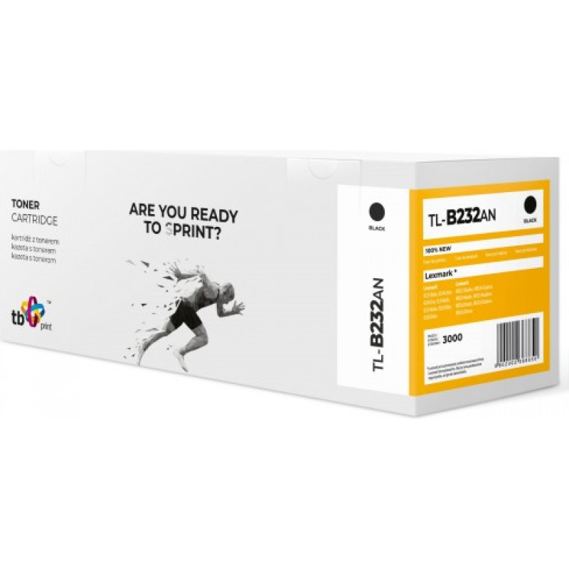 Tb Print Toner for Lexmark MB2338 TL-B232AN BK 100% new