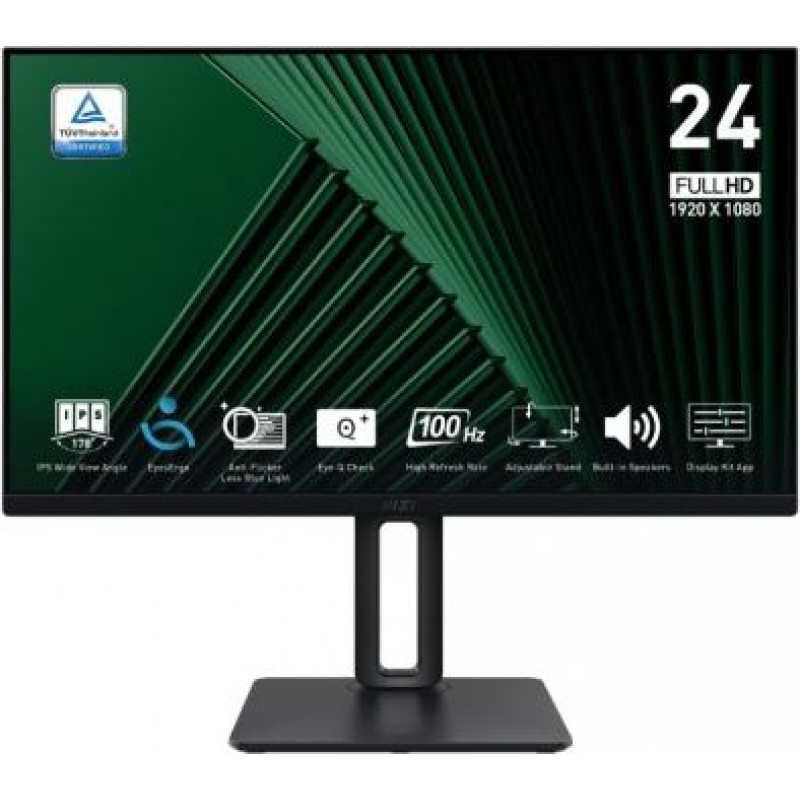 MSI Monitor 23.8 inches PRO MP245PG LED/FHD/Flat/100Hz/black
