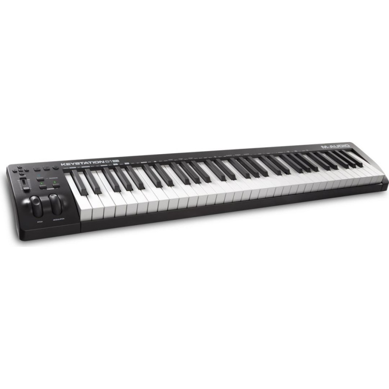 M-Audio Keystation 61 MK3 MIDI keyboard 61 keys USB Black, White
