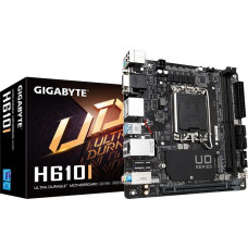 Gigabyte H610I Motherboard - Supports Intel Core 14th CPUs, 4+1+1 Hybrid Digital VRM, up to 5600MHz DDR5, 1xPCIe 3.0 M.2, GbE LAN, USB 3.2 Gen 1