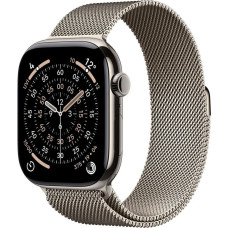 Apple Smartwatch Apple Watch 11 GPS + Cellular 42mm Natural Titanium Milanese Loop Szary (MF8P4ZR/A)