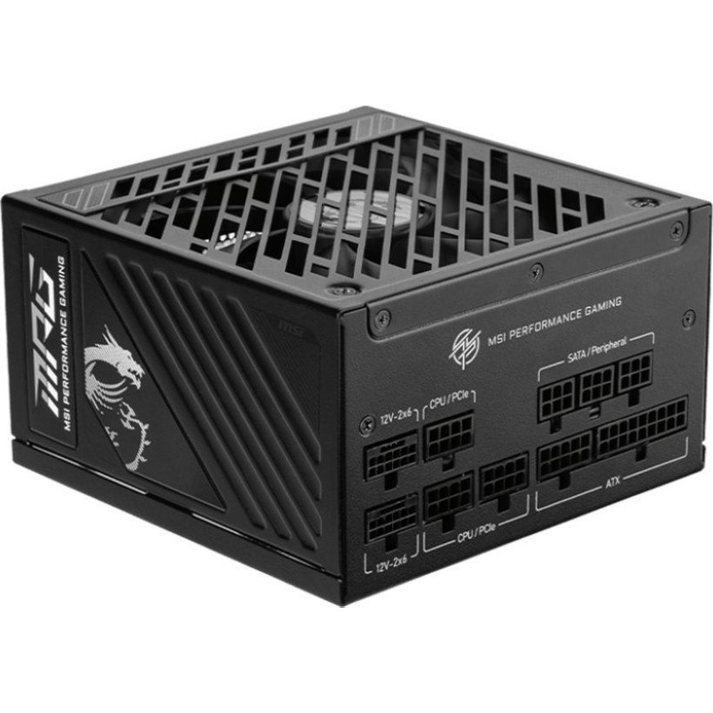 MSI MPG A1000GS 1000W PCIE5 80+ Gold power supply (306-7ZPFX11-CE0)