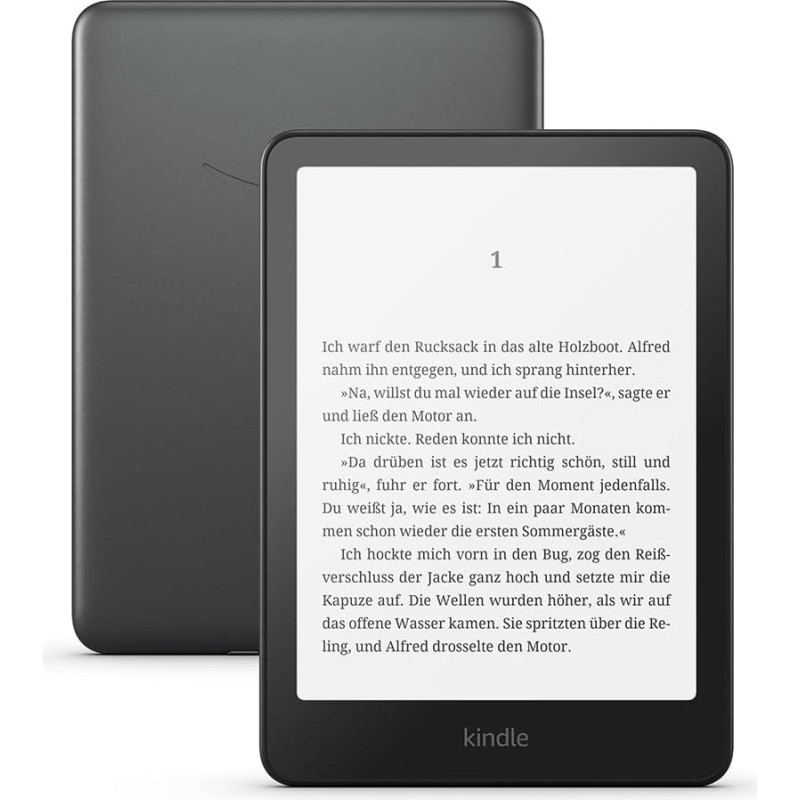 Kindle Amazon Kindle Paperwhite Signature Edition e-book reader Touchscreen 32 GB Wi-Fi Black, Metallic