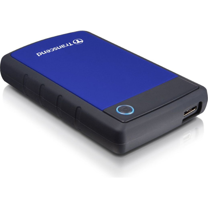 Transcend Dysk zewnętrzny HDD Transcend 25H3B 1TB Czarno-niebieski (TS1TSJ25H3B)