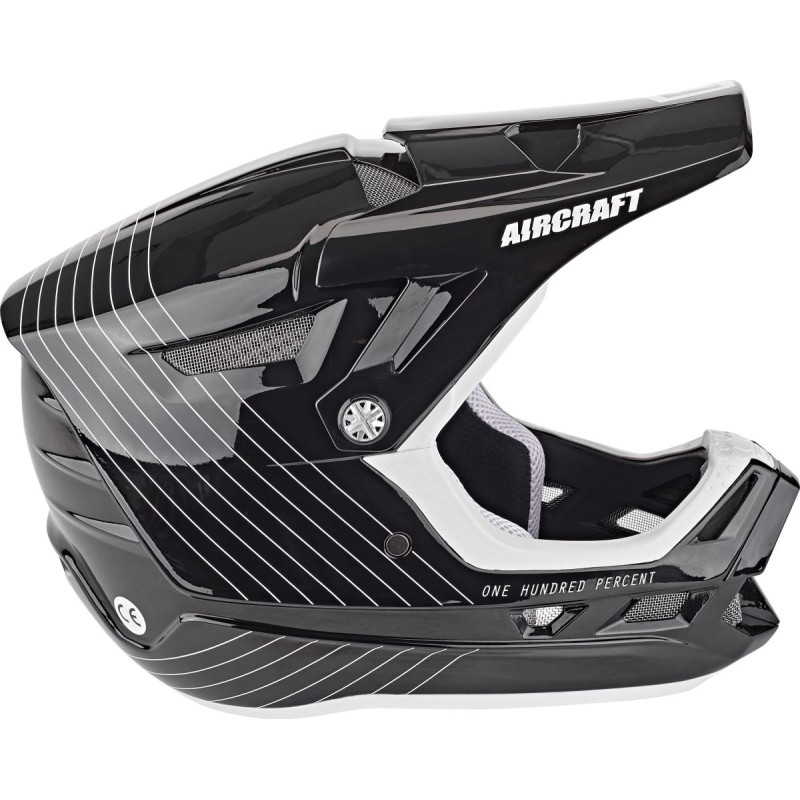 100% Kask rowerowy Aircraft Composite czarny r. XL
