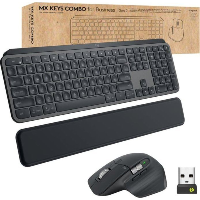 Logitech Klawiatura + mysz Logitech MX Keys Combo for Business (920-010931)