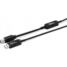 Microconnect Kabel USB MicroConnect USB-A - USB-B 20 m Czarny (Premium Optic USB Cable 3.2)