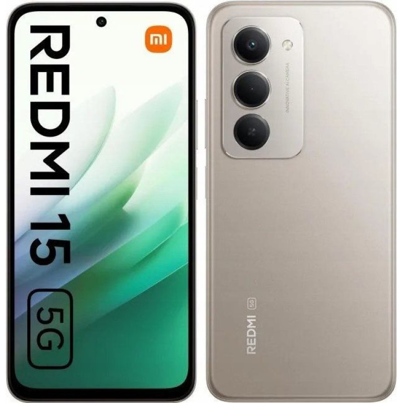 Xiaomi Smartfon Xiaomi Redmi 15 5G 8/256GB Tytanowy  (MZB0L9PEU)