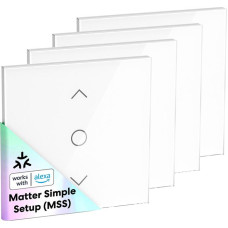 Meross MRS100MA(EU) Smart Wi-Fi (Matter) Roller Shutter Switch (4-Pack)