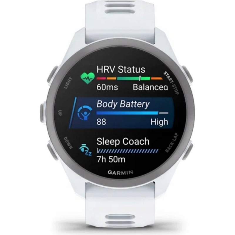 Garmin Smartwatch Garmin Forerunner 170 Music Whitestone with Whitestone/Cloud Blue Band 753759368326 (753759368326) (010-03920-11)
