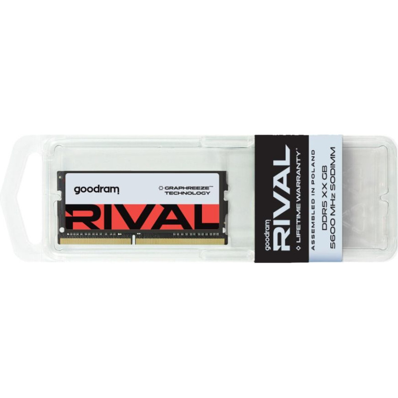 Goodram Memory DDR5 Rival SODIMM 32GB(2*16) CL40