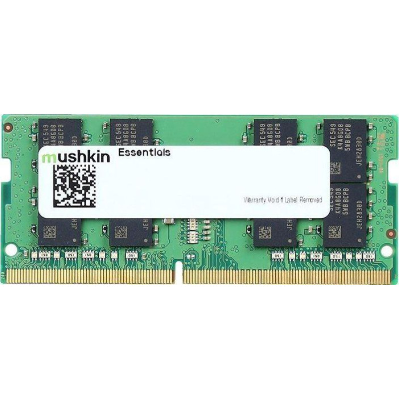 Mushkin Pamięć do laptopa Mushkin Essentials, SODIMM, DDR4, 32 GB, 3200 MHz, CL22 (MES4S320NF32G)