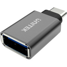 Unitek Y-A025CGY cable interface/gender adapter USB Type-C USB Type-A Metallic