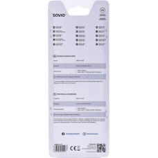 Savio CL-27 video cable adapter 0.2 m VGA (D-Sub) HDMI Type A (Standard) White