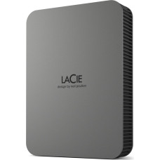Lacie Dysk zewnętrzny HDD LaCie Mobile Drive Secure 2TB Szary (STLR2000400)