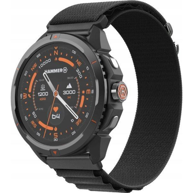 Hammer Smartwatch Hammer Watch 2 Czarny  (SMA002929)