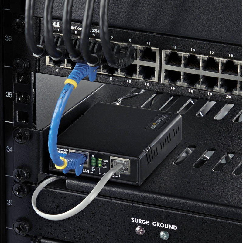 Startech STARTECH.COM VDSL2 Ethernet Extender Kit na pojedynczym drucie repeater długodystansowy do 1km zamiennik dla 110VDSLEXTEU zgodny z TAA