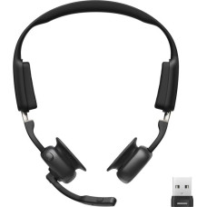 Shokz OpenMeet UC Wireless Bluetooth Bone Conduction Videoconferencing Headset with USB-A adapter