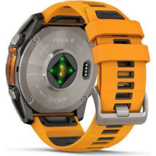 Garmin Fenix 8 3.56 cm (1.4") AMOLED 51 mm Digital 454 x 454 pixels Touchscreen Titanium Wi-Fi GPS (satellite)