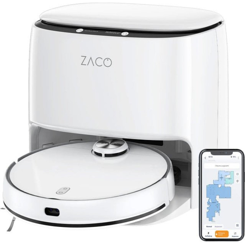 Telesin Robot sprzątający Telesin Zaco M1s Wet & Dry biały - Robot odkurzający