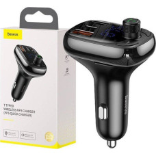 Baseus Transmiter FM Baseus samochodowy bluetooth MP3 S-13 czarny [CCMT000101]