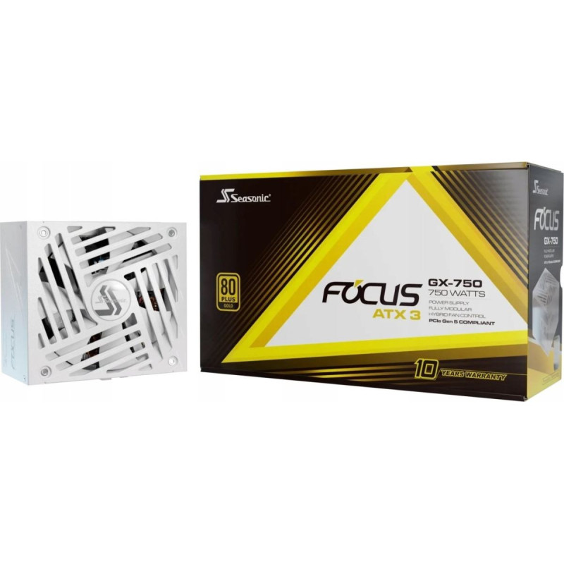 Seasonic Zasilacz SeaSonic Focus GX White ATX 3 750W (FOCUS-GX-750-V4-WHITE)