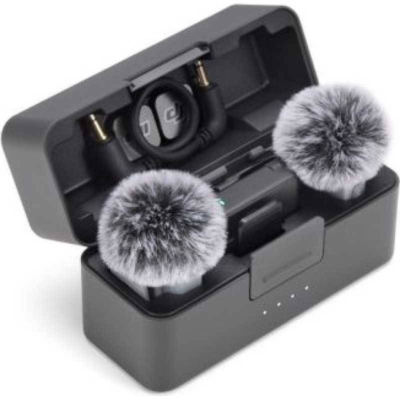 DJI Microphone Mic Mini 2 (2TX + 1RX + Charging Case) Wireless Set Black EU (CP.RN.00000529.01)