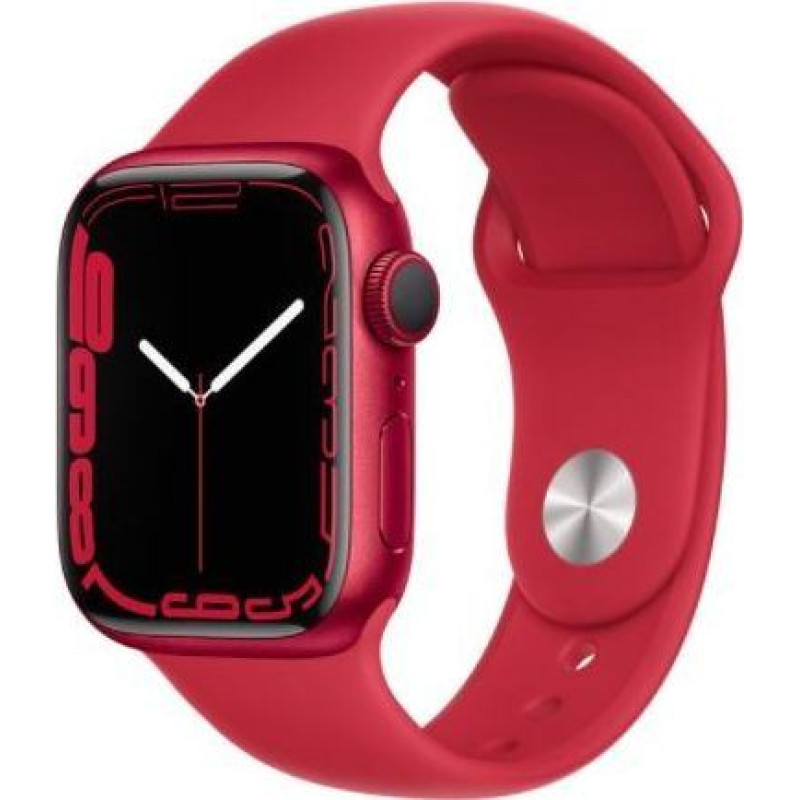 Apple Smartwatch Apple Watch 7 GPS 45mm Czerwony  (MKN93WB/A)