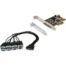 Exsys Kontroler Exsys EXSYS EX-44388 Karta PCI Express 8x szeregowa RS-232 (kabel ze złączem 8x 9pin)