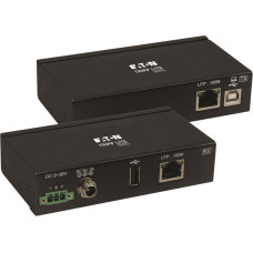 Eaton EATON TRIPPLITE 1-Port Industrial USB over Cat6 Extender ESD Protection PoC USB 2.0 Mountable 330ft. 100m TAA
