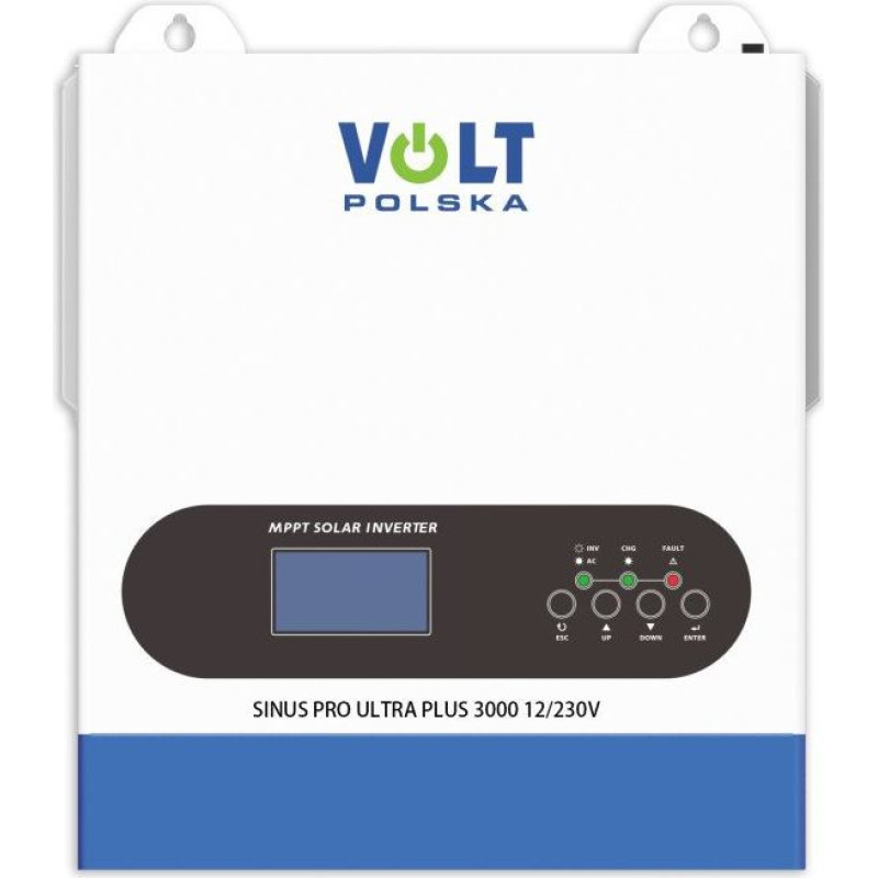 Volt Przetwornica Inwerter solarny SinusPro ULTRA PLUS 3000 12/230V (1500/3000W) + 100A MPPT (30-500V)