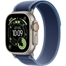 Apple Smartwatch Apple Watch Ultra 3 GPS + Cellular 49mm Natural Titanium / Trail Loop S/M Niebieski (MEWR4QI/A)