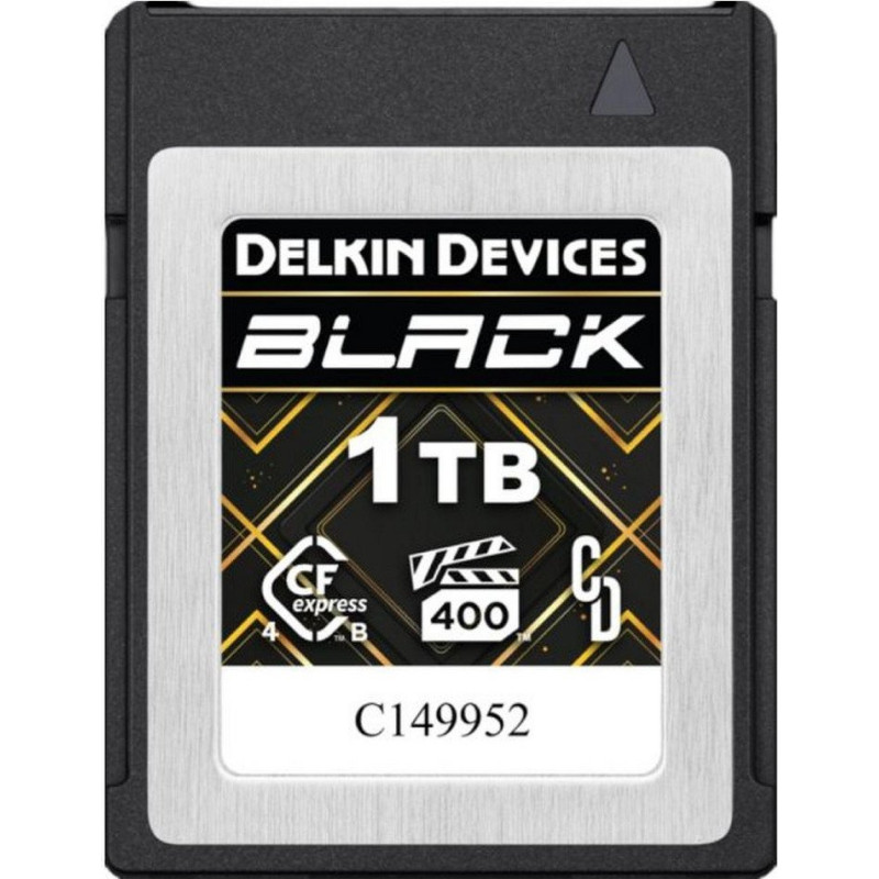 Delkin CFexpress 4.0 BLACK | Type B | R3630/W3130 (VPG400) 1TB