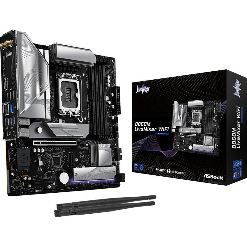 Asrock Płyta gł&oacute;wna ASRock B860M LIVEMIXER WIFI