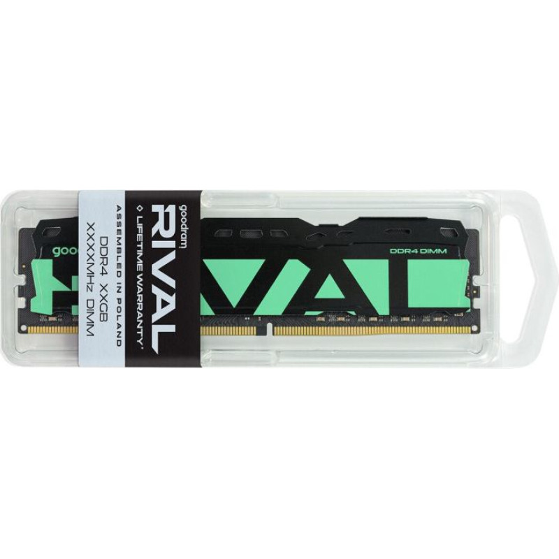 Goodram PC memory DDR4 Rival Radiant 64GB (2*32)/3200 CL18 green