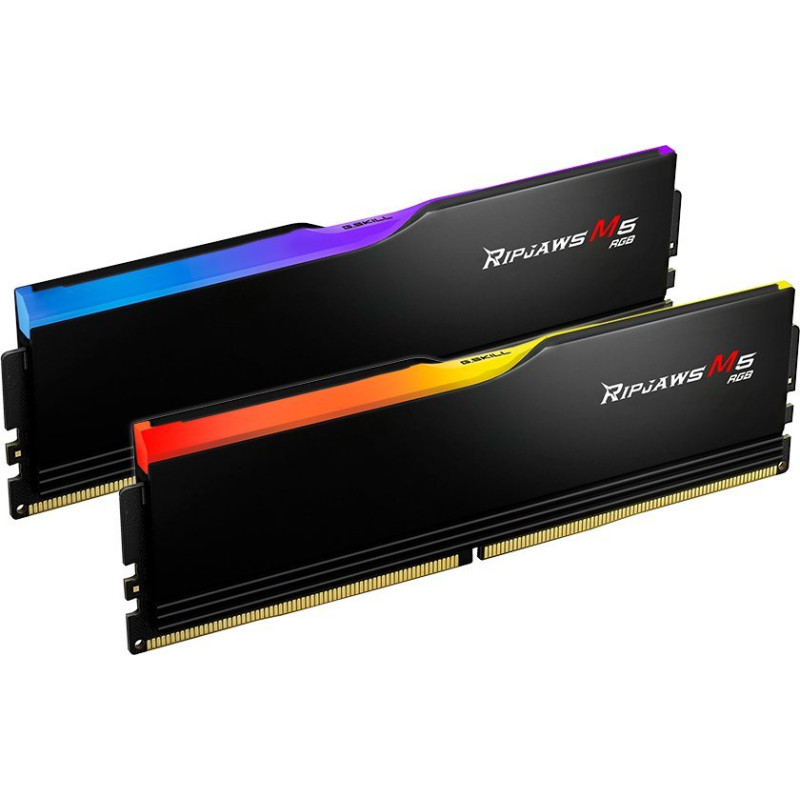 G.skill Pamięć G.Skill Ripjaws M5 RGB, DDR5, 32 GB, 6000MHz, CL30 (F5-6000J3040F16GX2-RM5RK)