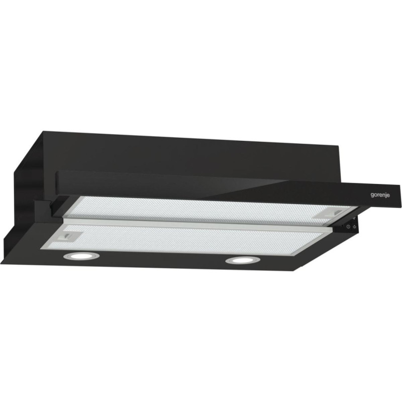 Gorenje TH62E4BG Semi built-in (pull out) Black 450 m&sup3;/h